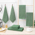 Set, 12 12 13 28 Inches, Set 8 Set, Homaxy Kitchen Towels and Dishcloths x and x of Bulk Cotton Terry Kitchen Towels