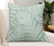Fern Leaves Embroiderd Decorative Square Accent Throw Pillow Cover - Sofa, Chair,