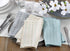 SARO LIFESTYLE 2136.A20S Cotton Blend Stitched Line Table Napkins (Set of 4) 20" Aqua