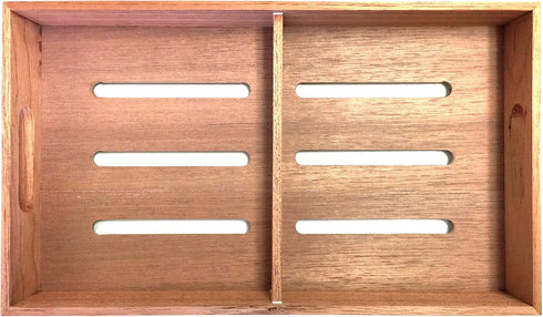 F.e.s.s. Fess Storage Versatility Cedar Tray - with Adjustable Divider