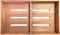 F.e.s.s. Fess Storage Versatility Cedar Tray - with Adjustable Divider
