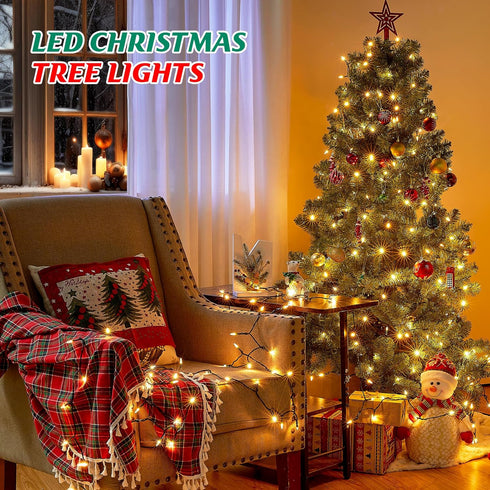 39 100 Minetom LED Christmas Lights for Indoor, FT LED Christmas Tree Lights w/Remote,USB Powerd,Plug Adapter Included
