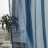 HLC.ME Navy Blue Sheer Voile Rod Pocket Curtain Panels for Bedroom, Kitchen, Living Room (54 x 72 inches, Set of 2)