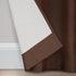 ECLIPSE Kendall Modern Blackout Thermal Rod Pocket Window Curtain, 42 x 84, Chocolate