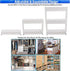 5 STAR SUPER DEALS Slim Rolling Storage Cart - Narrow Slide Out Shelving Utility Cart - Mobile Storage for Laundry