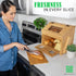 Countertop Bread Box for Kitchen Large Wooden Bamboo Bread Box with Cutting Board (SELF-ASSEMBLY)