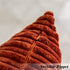 Kevin Textile Set of 2 Fall Pillow Covers, Solid Supersoft Corduroy, Burnt Brick, 18x18 Inch