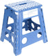21048 15-Inch Folding Step Stool - Wide Plastic Step Stool for Adults, Garden, Foldable High Stool