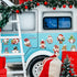 12Pcs Christmas Gnome Refrigerator Magnets, Waterproof Holiday Gnome Car Decals for Party Decor