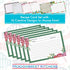 Meadowsweet Kitchens Recipe Card Set: 25 Recipe Cards 4 x 6 Inch for Wedding, Bridal Shower, Green & Peonies