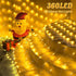 Lights,360LED 13ft 5ft 8 HEYFUNi Net Mesh Waterproof String x Christmas Net Lights, Modes,Connectable for Indoor