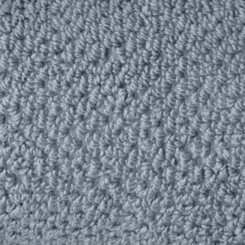 6 Pack 600 100% Welhome Franklin Premium Hand Towels Popcorn Textured Dusty Blue Bathroom Towels Hotel & Spa Towels
