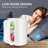 YSSOA Portable Mini Fridge, 4L Cooler/Warmer for Food, Drink, SkinCare, Office, White
