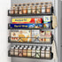 Mystozer 16.9 Inch Wide Large Capacity Magnetic Spice Rack for Refrigerator, 4