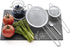Premium 304 Stainless Steel Strainer Set, Fine Mesh, 8 , 5.5 , and 3.3 Sturdy Kitchen Strainers (Silver)