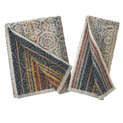 SKL Home Rhapsody Hand Towel, 2-Pack, Spice