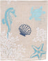 DII Design Imports Seashore Table Runner Embroidered