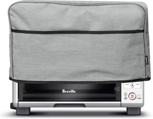 Crutello 4 Slice Toaster Oven Cover with Storage Pockets, High Quality Dust Cover for Kitchen Appliances
