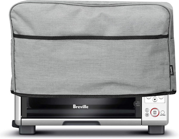 Crutello 4 Slice Toaster Oven Cover with Storage Pockets, High Quality Dust Cover for Kitchen Appliances