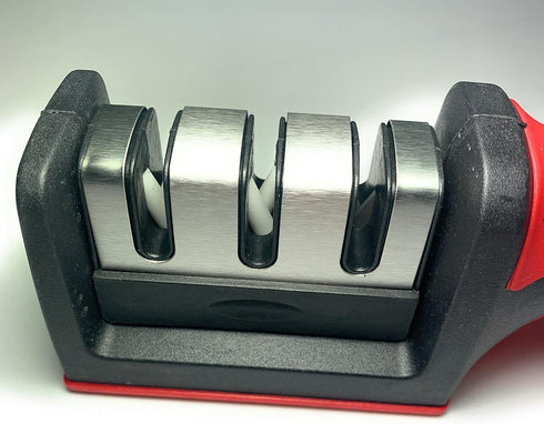 3 Stage Portable Knife Sharpener Sharpening Tool, Anti-slip,Easy To Repair,Restore and Polish Blades