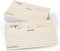 321Done Set of 50 Small Recipe Cards 3x5, Modern Scribble Kraft Tan Rustic Boho for Wedding, Made in USA