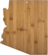 Totally Bamboo Arizona State Shaped Cutting Board, Natural Bamboo