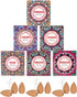 Backflow Incense Cones, Set of 6 Natural Scents for Purification, Relaxation, Yoga, Meditation