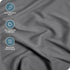 1800 Bare Home Fitted Bottom Sheet King Size - Premium Microfiber - Ultra-Soft Hotel Luxury - Deep Pocket - Durable