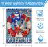 Welcome Summer Nautical Crab Decorative Small Garden Flag, Coastal Beach Anchor Lifebuoy Home Outside House Yard Decoration, Starfish Sea Ocean Farmhouse Outdoor Decor Double Sided 12 x 18
