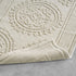 Jean Pierre New York Cotton StoneWash Medallion Bath Rug, 21x34 in., Light Taupe