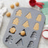 Wilton Non-Stick Christmas Cookie Shapes Pan | 12-Cavity Gingerbread Man, Tree, Snowman