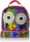 UPD Owl Dual Compartment Lunch Bag, 9 x 7.5 x 5, Multicolor