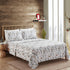 Cozy Set Flannel Sheets Warm and Deep Pocket Breathable All Season Bedding with Fitted, Flat and Pillowcases, Twin