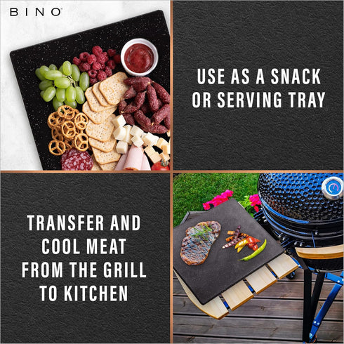 BINO BPA-Free Cutting Board, Durable, Large Surface, Multipurpose, Dual-Sided, Dishwasher Safe for Kitchen Utensils