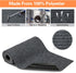 Nuanchu Large Semi-Finished Striped Door Mat, 24 x 35 Gray, Waterproof Entry Mat with Rubber Lining for Indoor and