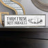 Medium Chicken Wood Signs - Wood And Metal, Farm Fresh Butt Nuggets