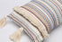 Boho Pillow Covers, Decorative Throw Pillow Tassel Sham Cushion Covers, 12"X20" (Multi)