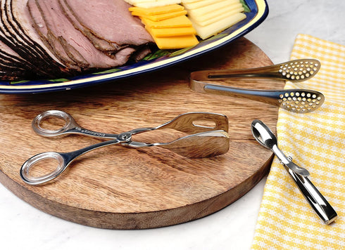 RSVP Endurance Small Serving Tongs, Stainless Steel
