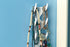 Multi-Functional Vertical Hooks, Made in The USA for Simple Organization (White)