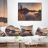 Designart Yellow Tinged Spring Mountains: Landscape Throw Living Room, Sofa, Pillow Insert + Cushion Cover