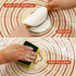 Silicone Baking Mat, 28" x 20" Extra Thick Non Stick Sheet with Measurement, Reusable Food Grade Dough Rolling Mat