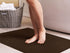 Utopia Towels Cotton Banded Rug - Bath Mats, 21 by 34 Inches, 100% Ring Spun Cotton, Dark Brown, 2 Pack