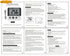 Fridge Freezer Thermometer with Max/Min Memory, LXSZRPH High & Low Temperature Alarms, Digital with Magnetic Stand, 2