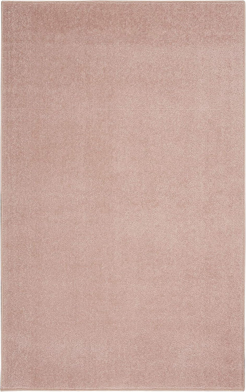 3' 5' (3' 5') Nourison Home Nourison Essentials Pink x Area Rug - Easy Clean, Non Shedding, Bed Room, Living Room