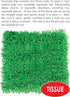 Packaged Tissue Grass Mats for Party Decoration