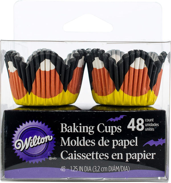 Wilton Petal Candy Corn 48-Pack Baking Cup, Mini