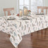 Elrene Home Fashions Holiday Tree Trimmings Fabric Tablecloth - Wrinkle Resistant, Christmas, 60"X84", Oblong