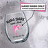 Mama Shark Needs a Drink Funny Stemless Wine Glass - Mom Gift for Birthdays, Mother's Day, Holidays