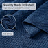 8 Set-2 Sheets,2 Towels,4 Washcloths-600GSM Piece Large Navy Family Bath Towel Oversized Bath Towel Hand Soft Highly