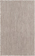 Unique Loom Collection Casual Transitional Solid Heathered Area Rug (2' x 3' 1" Rectangle, Beige/Ivory) Indoor/Outdoor